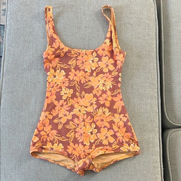 NEW Rhythm x Free People Tank Short One-Piece Surf Suit - Oasis Floral, S - Picture 4 of 13